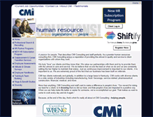 Tablet Screenshot of cmiconsulting.com